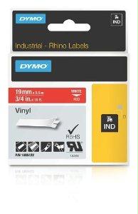 1805422 - Dymo Rhino 3/4in Red Vinyl-19mm - Dymo