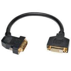 P562-001-45L - Tripp Lite 1ft Dvi Dual Link Digital Extension Adapter Cable 45 Degree Left Plug Dvi-d M/f - Tripp Lite