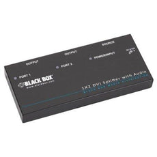 AVSP-DVI1X2 - Black Box Dvi-d Splitter With Audio And Hdcp - 1x2, Gsa, Taa - Black Box