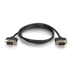 52167 - C2g 10ft Serial Rs232 Db9 Null Modem Cable With Low Profile Connectors M/m - In-wall - C2g