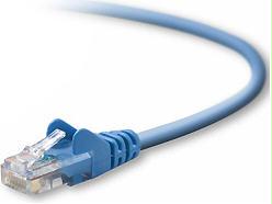 A3L791-04-BLU-S - Belkin International Inc 4ft Cat5e Snagless Patch Cable, Utp, Blue Pvc Jacket, 24awg, T568b, 50 Micron, G - Belkin International Inc