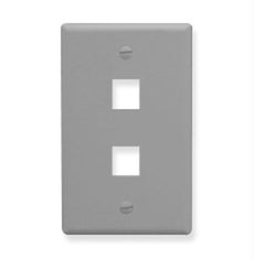Ic107f02gy - 2 Port Face - Gray