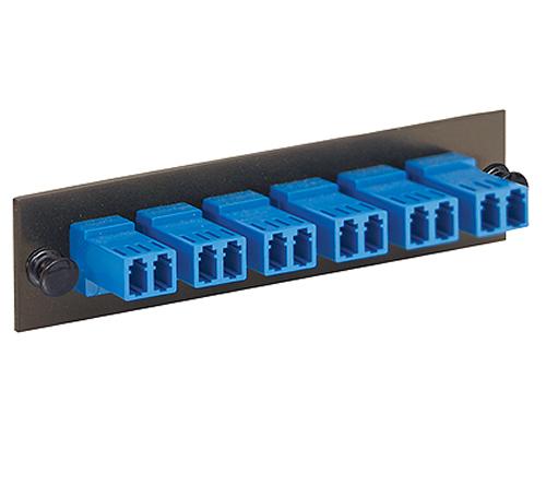 Lgx Adapter Panel- 3 Quad Lc-12f-blue-sm