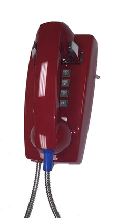 255447ahc20m Wall Phone W/metal Cradle - ITT-2554-AHC-RD - Cortelco