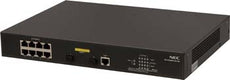 NEC B02014-F1005, SWT, QX-S1008GT-2G-PW, 8-Port Gigabit PoE Ethernet Switch - New, Part# B02014-F1005