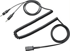 Plantronics Cable- Qd To 2 3.5mm Plugs, AV/Multimedia Cable - Stereo Mini Jack (M) - Black, Part# PL-28959-01