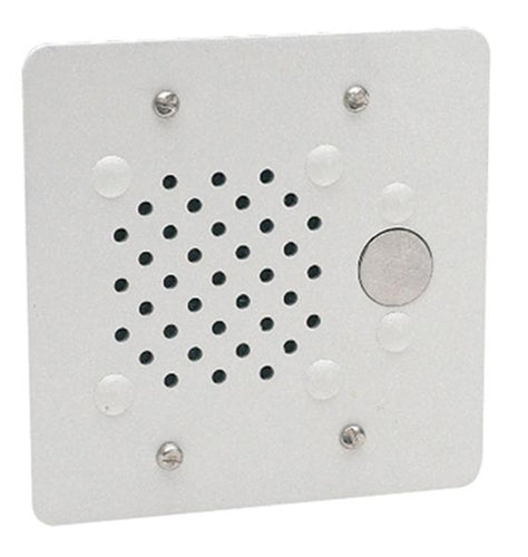 Valcom Vandal-Proof Intercom Doorplate Speaker Talkback, Flush, Stock# V-1073