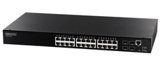 SMC Networks ECS4210-28T 24 Port 10/100/1000BaseT Standalone L2 Managed Switch, Stock# ECS4210-28T