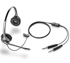 PLANTRONICS MS250-1 Commercial Noise Canceling Microphone Aviation Headset, Stock# 92390-01