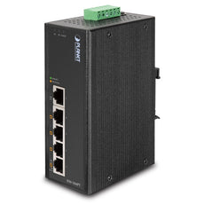 PLANET ISW-504PT IP30 5-Port/TP POE Industrial Fast Ethernet Switch (-40 to 75 C), Stock# ISW-504PT