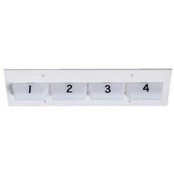 AiPhone NHR-3A-4 4-ZONE INDICATOR LIGHT (UL 1069), Stock# NHR-3A-4