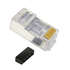ICC PLUG,CAT 6,SOLID/STRANDED,SHIELDED,100PK Stock# ICMP8P8C6S NEW