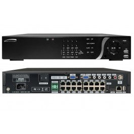 Speco 16 Channel Network Server with 16 POE- 2 TB HDD, Stock# N16NSF2TB