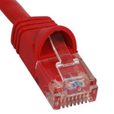 ICC PATCH CORD, CAT 6, MOLDED BOOT, 1'  RD Stock# ICPCSK01RD