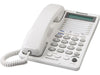 Panasonic Speakerphone 2-Line Integrated Telephone 16-Digit LCD Clock ~ Stock# KX-TS208-W ~ NEW <span style="color: rgb(255, 255, 255);">KX-TS208W</span><br>