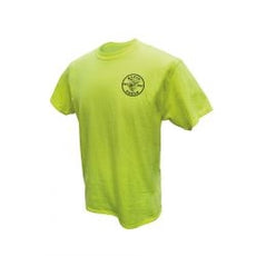 Green HiViz Safety T-Shirt, Large, Stock# MBA00040-2