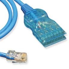 ICC PATCH CORD, CAT 5e 110-8P8C, T568B, 10FT Stock# ICPCSB10BL