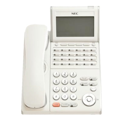 NEC DTK-24D-1(WH)TEL 24 Button White, Monochrome Display, Digital