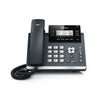 Yealink SIP-42G ~ 3 line Ultra Elegant IP Gigabit Desk Phone w/ (4-Port POE Switch, 4 POE Ports,  4 Extra Coil Cords) ~ NEW