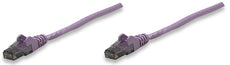 INTELLINET/Manhattan 393188 Network Cable, Cat6, UTP 50 ft. (15.0 m), Purple (50 Packs), Stock# 393188