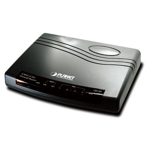 PLANET GRT-504 4-Wire G.SHDSL.bis Firewall Router, 11.4Mbps, VLAN, QoS, Stock# GRT-504