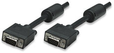 Manhattan 317757 SVGA Monitor Cable 1.8 m (6 ft.), Black, Stock# 317757