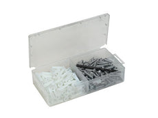 Klein Tools Conical Anchor Kit 100 Fasteners w/ Bit ~ Stock# 53729 ~ NEW