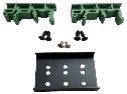 Tycon Universal DIN Rail Mounting Clips- 2 Clips/Screws, Part# DIN-ClipKit-Uni