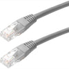 4XEM 3FT Cat5e Molded RJ45 UTP Network Patch Cable (Gray) - Category 5e For Notebook, Network Device - Patch Cable - 3 Ft - 1 Pack - 1 X RJ-45 Male Network - 1 X RJ-45 Male Network - Gray 4XC5EPATCH3GR