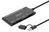 Manhattan USB 3.0 Type-C / Type-A Combo Multi-Card Reader / Writer, Part# 102605