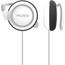 Koss Sport Clip Portable Headphone Wht Lightweight Foam Ear Cushion, KSC21W