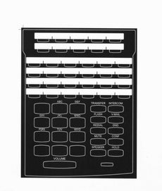 NEC DESI LBLS - DSX 34B (BK) 20/PK, 34-Key Phone Labels (Black) , Part# 1093083