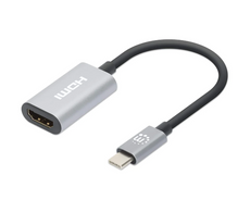 Manhattan 4K@60Hz USB-C to HDMI Adapter, Part# 153973