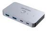 Manhattan 2-Port HDMI USB-C KVM Switch 4K@60Hz with Power Delivery, Part# 154390