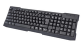 Manhattan Enhanced Keyboard, USB, Black, Part# 155113-SPANISH