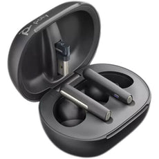 Poly Voyager Free 60+ UC Wireless Earbuds (USB-A Dongle, Carbon Black)  216066-01