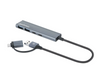 Manhattan 4-Port USB 3.0 Type-C / Type-A Combo Hub 2x2, Part# 181075