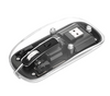 Manhattan Transparent Wireless Optical USB Mouse, Part# 190268