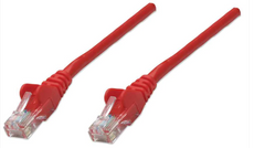 Intellinet IEC-C6-RD-5, Network Cable, Cat6, UTP, RJ45 Male / RJ45 Male, 1.5 m (5 ft.), Red, Part# 342155