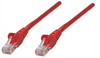 Intellinet IEC-C6-RD-5, Network Cable, Cat6, UTP, RJ45 Male / RJ45 Male, 1.5 m (5 ft.), Red, Part# 342155