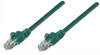 Intellinet IEC-C6-GR-10, Network Cable, Cat6, UTP, RJ45 Male / RJ45 Male, 3.0 m (10 ft.), Green, Part# 342506