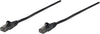 Intellinet Network Cable, IEC-C6-BK-0.5, Cat6, UTP, RJ45 Male / RJ45 Male, 0.15 m (0.5 ft.), Black, Part# 347389