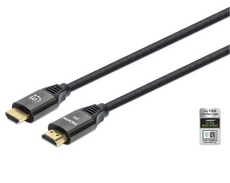 Manhattan 8K@60Hz Certified Ultra High Speed HDMI Cable with Ethernet, Part# 355933