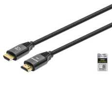 Manhattan 8K@60Hz Certified Ultra High Speed HDMI Cable with Ethernet, Part# 355940
