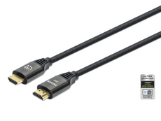 Manhattan 8K@60Hz Certified Ultra High Speed HDMI Cable with Ethernet, Part# 355957