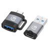 Manhattan 2-Piece Set: USB-C to USB-A & USB-A to USB-C Adapters, Part# 356329