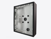 DoorBird D21xKH surface-mounting housing (backbox), Stainless steel V4A, brushed, PVD coating with titanium-finish, Part# 423867802
