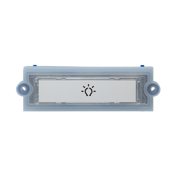 Call Light Rectangular Button Doorbird White backlit rectangular light push button for Door Stations ...