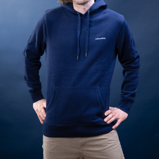 Doorbird Unisex Hoodie S, Navy blue, 80% cotton, 20% polyester, with DoorBird Logo Embroidery, Small, Part# 423869653