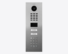 Doorbird D2102KV, IP VIDEO DOOR STATION, Stainless steel V4A (salt-water and grinding dust resistant), brushed, Part# 423871212